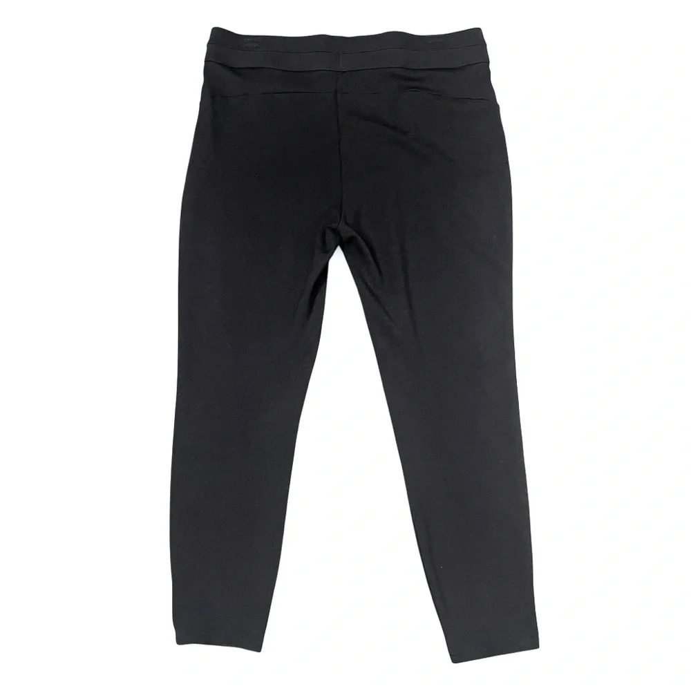 Maurice’s Black Skinny Ankle Pull On Pants Leggings Zipper‎ Detailing Sz M Short - Picture 6 of 14